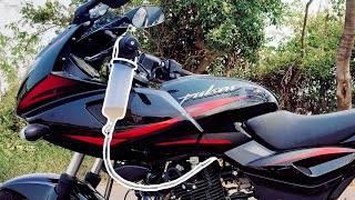 Bajaj Pulsar 220F BS4 AHO Mileage Test 2019 [upl. by Airdnaid]