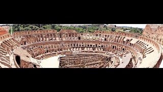 Inside Roman Colosseum Top Tier and the view from Emperor Cubiculum [upl. by Aibonez]