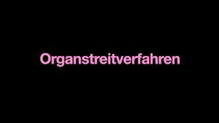 Staatsorganisationsrecht 2 Organstreitverfahren [upl. by Raquel]