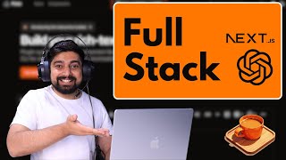 Build a full stack project with NextJS and AI integration [upl. by Angelica]