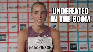 Keely Hodgkinson 800m FBK Games [upl. by Oreste]