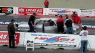 Nitrous Explosion  Rich Hoyle PSCA Xtreeme Drag Radial [upl. by Cupo780]