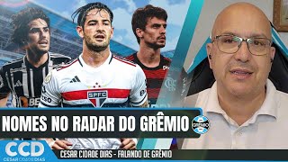 De volta ao mercado nomes oferecidos e nomes no radar do Grêmio [upl. by Ebonee]