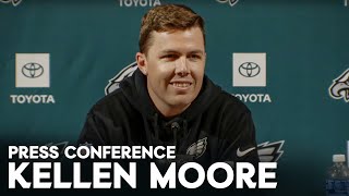 Kellen Moores First Press Conference with the Philadelphia Eagles [upl. by Nata]