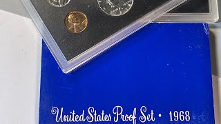 1968 US Mint Proof Set  A Potential Goldmine For Varieties [upl. by Yrol600]