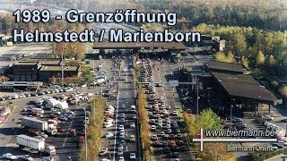 Grenzöffnung Helmstedt  Marienborn 1989 [upl. by Hudgens422]