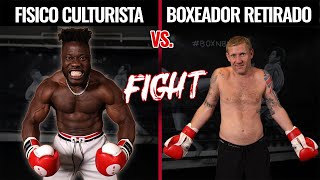 CULTURISTA PELEA CONTRA BOXEADOR  fisicoculturismo vs boxeo [upl. by Jerrine]