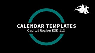 Calendar Template Training [upl. by Vogel501]