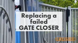 Replacing a FAILED Gate Closer with Locinox Mammoth Gate Closer [upl. by Arait136]