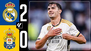 Real Madrid 20 Las Palmas  HIGHLIGHTS  LaLiga 202324 [upl. by Amikat]