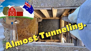 Tunnel in the Bunker Ep10 secrettunnel bunker construction prepper [upl. by Sorilda]