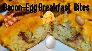 Bacon  Egg Breakfast Bites  Review from Pillsbury [upl. by Rehpotsrihc523]