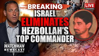 Israel Beirut Strike TAKES OUT Hezbollahs TOP Commander WANTED by US  Watchman Newscast LIVE [upl. by Asirac]