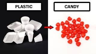 Turning styrofoam into cinnamon candy [upl. by Weir]