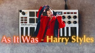 Harry Styles  As It Was Instrumental Akai Mpk Mini Cover [upl. by Yhtur33]