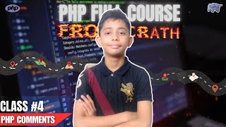 PHP Comments  PHP Full Course From Scratch  PHP Tutorial 4 [upl. by Ilojne]