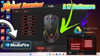 Redgear A17 gaming mouse software download direct link  redgear a17 [upl. by Dragelin]