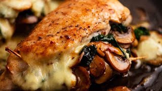 Mushroom Stuffed Chicken Breast [upl. by Amor]