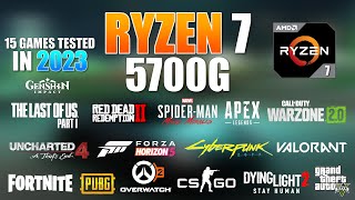 AMD Ryzen 7 5700G Vega 8  Gaming Test in 2023 [upl. by Ogren]