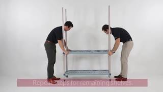 How to set up Metromax Shelving Units [upl. by Merrel487]