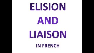 Elision amp Liaison  French Basics in Hindi  Lesson 2 [upl. by Amme]