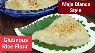 Delicious Glutinous Rice Cake Recipe  Maja Blanca Style  Kakaning Pinoy Recipe [upl. by Gable352]