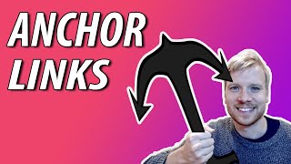 How to create Anchor Links in WordPress no plugins required [upl. by Renferd]