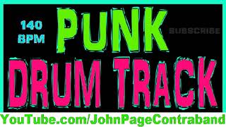 Punk Drum Track 140 Bpm FREE [upl. by Aket]