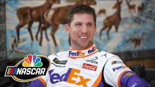 Denny Hamlins crazy exgirlfriend story  Motorsports on NBC [upl. by Ignatzia]