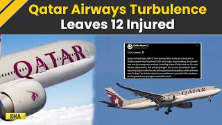 Qatar Airways Turbulence 12 Injured As Turbulence Hits Qatar Airways Flight From Doha To Dublin [upl. by Haidabez220]