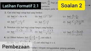 F5 C2  PEMBEZAAN  LATIHAN FORMATIF 21  NO 2  BUKU TEKS KSSM [upl. by Reiniar]