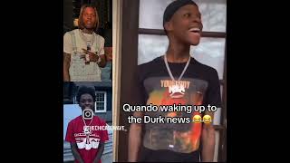 quandorondo trollface after otf lildurk arrested [upl. by Dlanod]