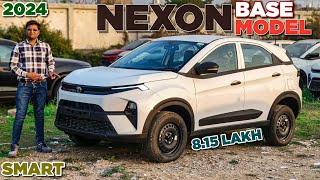 2024 Tata Nexon Smart Variant Review ✅🔥 l Tata Nexon Base Model Walkaround ✅ l MRCars [upl. by Anazraf]