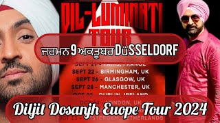 Diljit Dosanjh Live Concert in Europe Soon  Diljit Dosanjh On Europe Tour 2024 [upl. by Odawa]