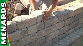 How To Build a Retaining Wall  Menards [upl. by Yenmor924]