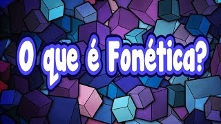 3  O que é Fonética e Fonema [upl. by Jolda]