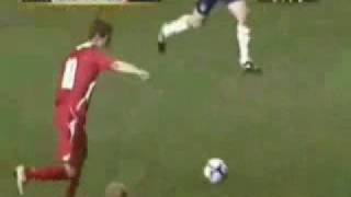 Aaron Ramsey Goal Vs England U21s [upl. by Ynove]