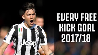 🎯🎯🎯 Every Juventus free kick goal of 201718 🎯🎯🎯 [upl. by Ardnuek]