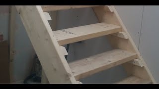 How to build Stairs Easy steps DIY staircase [upl. by Hayden]