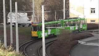 Straßenbahn Plauen  Oberer Bahnhof [upl. by Nyleek]