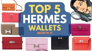 TOP 5 BEST Hermès WALLETS  ❤️Hermès SLGs  that are STILL WORTH IT KELLY WALLET ❤️Luxury Bag Lover [upl. by Dey]