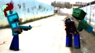 Animation Spotlight quotWhere Them Mobs Atquot  David Guetta Minecraft Parody by Rusplaying [upl. by Libbey]