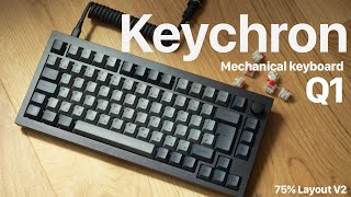 The Best Affordable 75 Custom Mechanical Keyboard  Keychron Q1 V2 Knob [upl. by Corty]