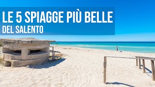 Le 5 SPIAGGE PIU BELLE del Salento Vacanze in Puglia  COSTEDELSUDit [upl. by Randolf665]