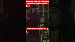 Part 3 wisudawati unhan kedokteran anakkuliah beasiswasarjana prabowo fypshorts viral [upl. by Kosel543]