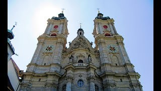 Abbey Of St Gall  Baroque Cathedral  St Gallen Switzerland [upl. by Nica]