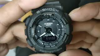 i will show you how to chang the time and date casio gshock gmas130 tutorial [upl. by Abbotsen]