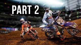 Monster Energy Supercross Gameplay Walkthrough Part 2  CAREER MODE [upl. by Peterson]