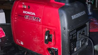 Honda Eu20i inverter generator [upl. by Ytsud]