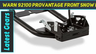 WARN 92100 ProVantage Front Snow Plow BasePush  Short Review [upl. by Anilrats410]